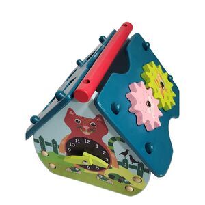 Ginsey OOPS wooden Happy House shape sorter no shapes